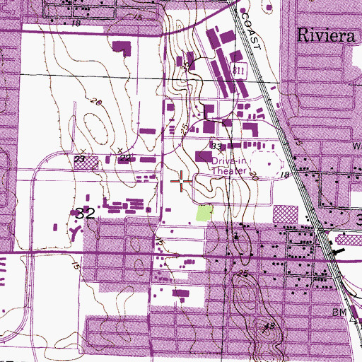 Topographic Map of Potentials Charter School, FL
