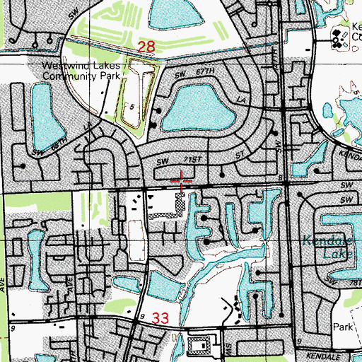 Topographic Map of Precious Smiles Day Care Center, FL