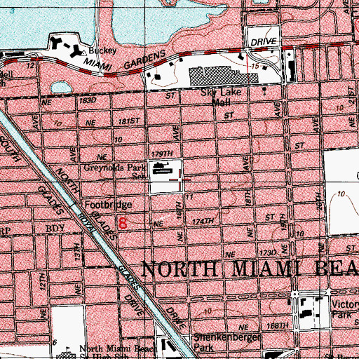 Topographic Map of Primary Learning Center C, FL