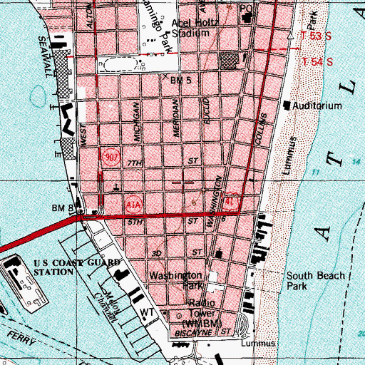 Topographic Map of Rainbow Intergenerational Day Care Center, FL