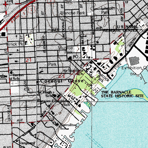 Topographic Map of Ranson Everglades Children's Center, FL