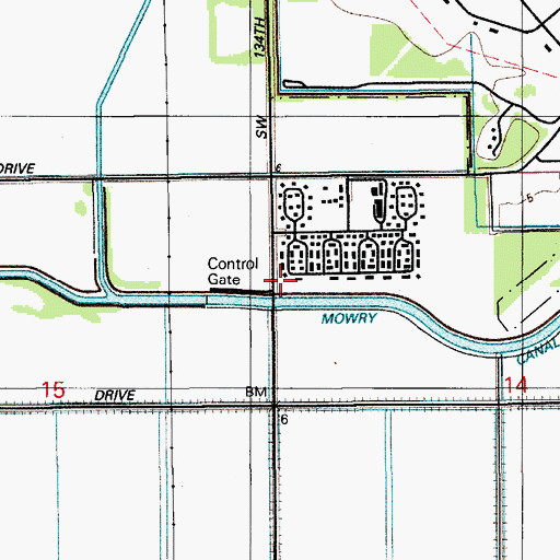 Topographic Map of Rcma South Dade Day Care Center, FL