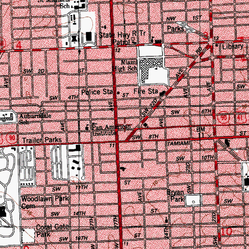 Topographic Map of Refugee Health Clinic, FL