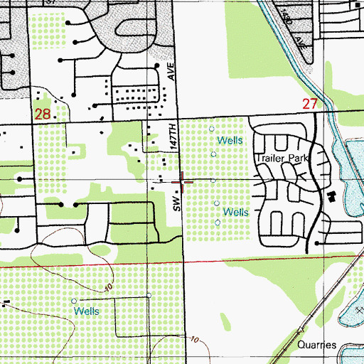 Topographic Map of Rem Learning Center, FL