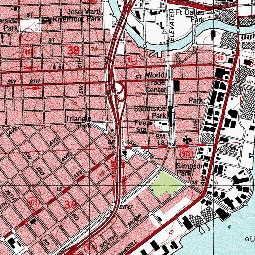 Topographic Map of Renacer Day Care Center, FL