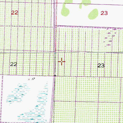 Topographic Map of Polo Park Middle School, FL