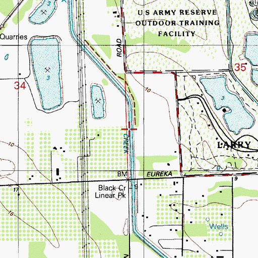 Topographic Map of Pena Day Care Center, FL