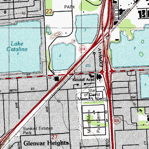 Topographic Map of Paladin Academy, FL