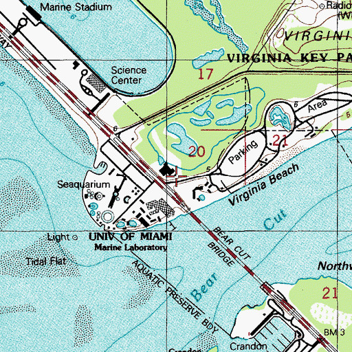 Topographic Map of National Oceanic and Atmospheric Adminstration, FL