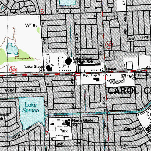 Topographic Map of New Generation Child Care and Development Center, FL
