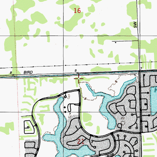Topographic Map of Noah's Ark Learning Center, FL
