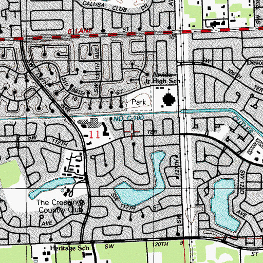 Topographic Map of Montessori Children's House, FL