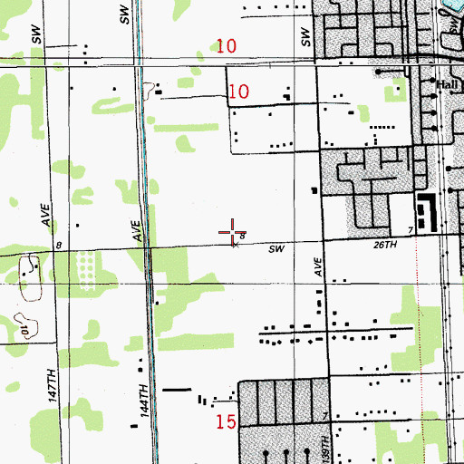 Topographic Map of Mother of Christ Day Care Center, FL