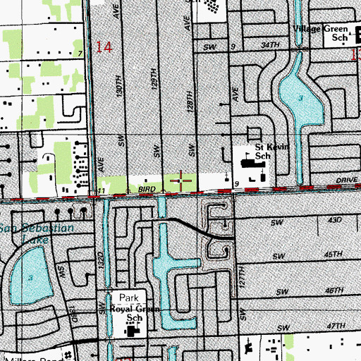 Topographic Map of My First Step Day Care Center, FL