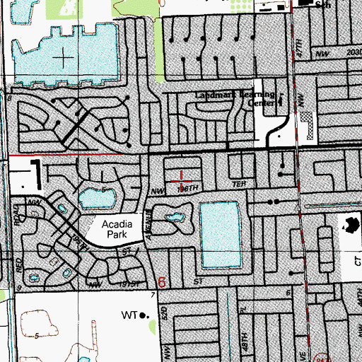 Topographic Map of Little Precious Day Care Center, FL