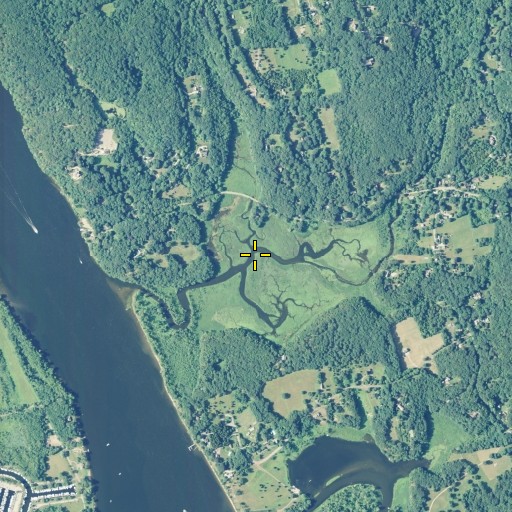Aerial/Satellite Image of Hemlock Valley Brook, CT