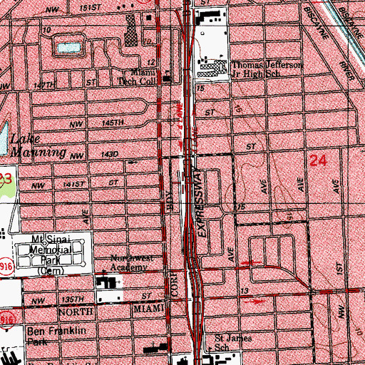 Topographic Map of Margie's House Day Care Center, FL