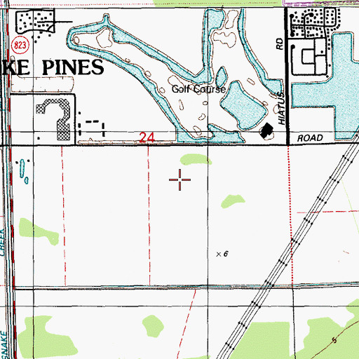 Topographic Map of Marketplace Mall Shopping Center, FL
