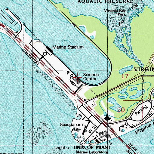 Topographic Map of Maritime and Science Technology Academy, FL