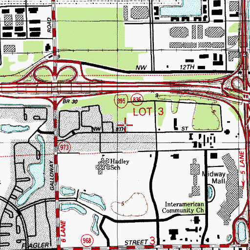 Topographic Map of Learn and Play Preschool, FL
