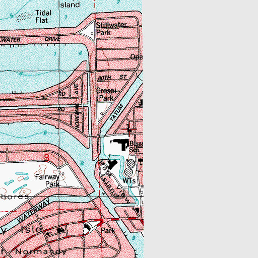 Topographic Map of Lehrman Day School-Early Childhood Center, FL