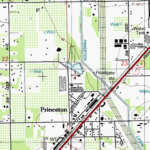 Topographic Map of Little A Academy, FL