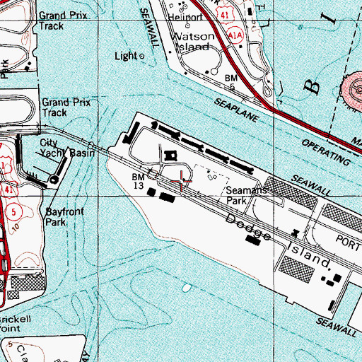 Topographic Map of Little Cruisers Child Development Center, FL