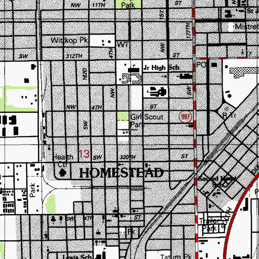 Topographic Map of Le Jardin Head Start Number 4, FL