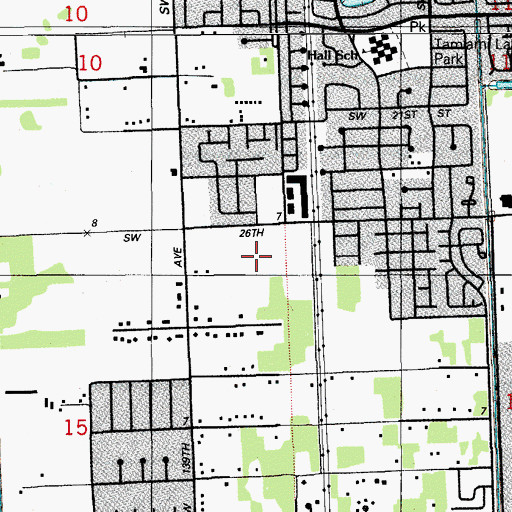 Topographic Map of Kids In Action Day Care Center, FL