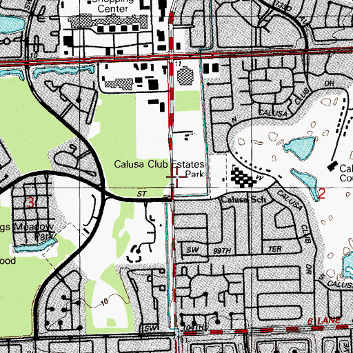 Topographic Map of Kinder Babez Academy and Day Care Center, FL
