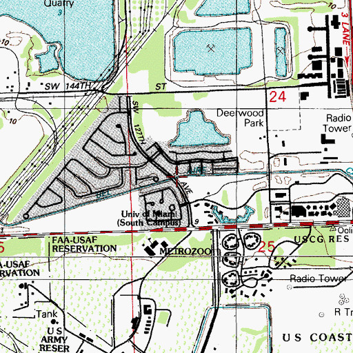 Topographic Map of La Petite Academy, FL