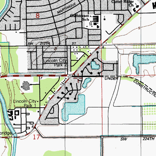 Topographic Map of La Petite Academy Number 3, FL