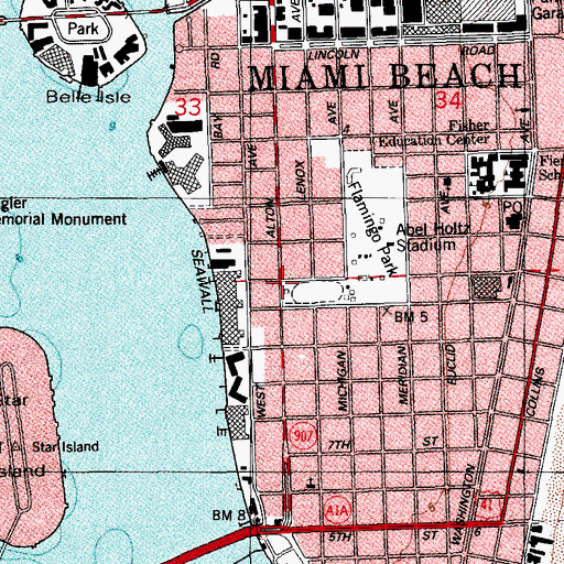 Topographic Map of Landow Preschool, FL