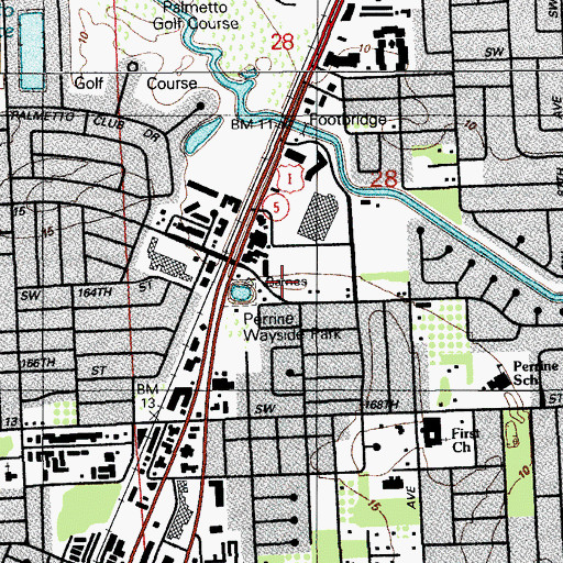 Topographic Map of Kiddies Infant Care, FL