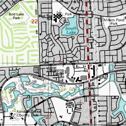 Topographic Map of Kids Adventure Learning Center, FL