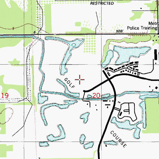 Topographic Map of John I Smith K - 8 Center, FL