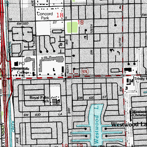 Topographic Map of Kid Station Day Care Center, FL