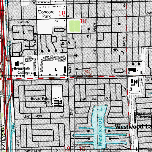 Topographic Map of Kid Station Day Care Center, FL