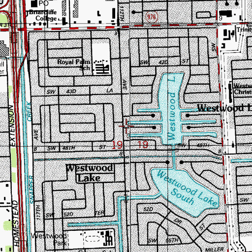 Topographic Map of Kiddie Day Care, FL