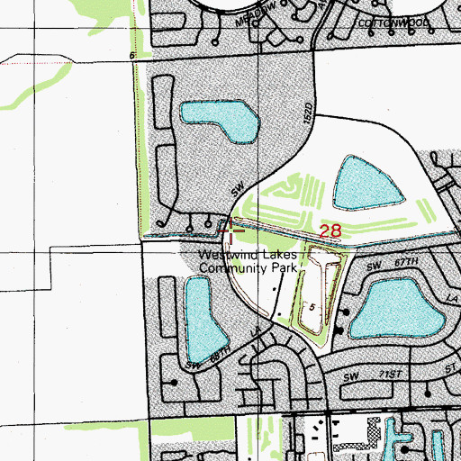 Topographic Map of Howard A Doolin Middle School, FL