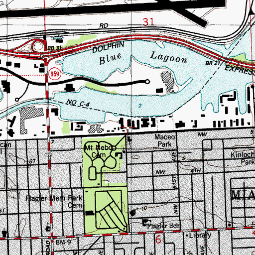 Topographic Map of Iglesia Bautista Getsemani Day Care Center, FL