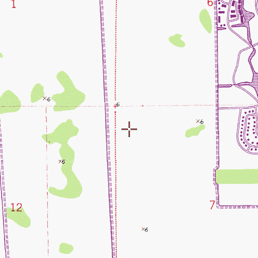 Topographic Map of Indian Trace Elementary School, FL