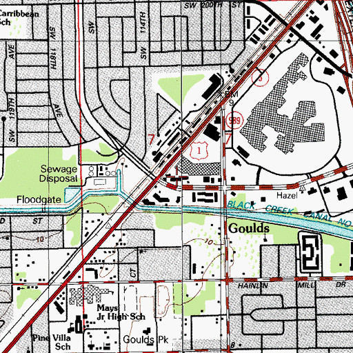 Topographic Map of Heartland Preschool and Daycare Center, FL