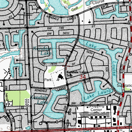 Topographic Map of Happy Hammock Cooperative Preschool, FL