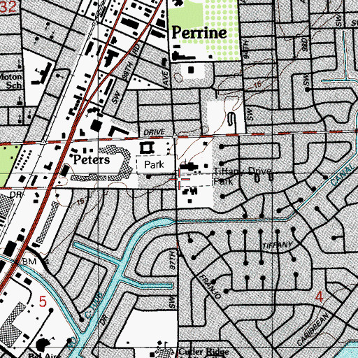 Topographic Map of Good Shepherd Day Care Center, FL