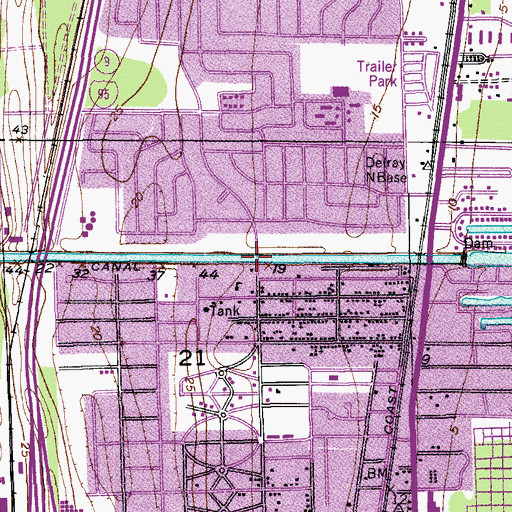 Topographic Map of Guided Path Academy Charter School, FL