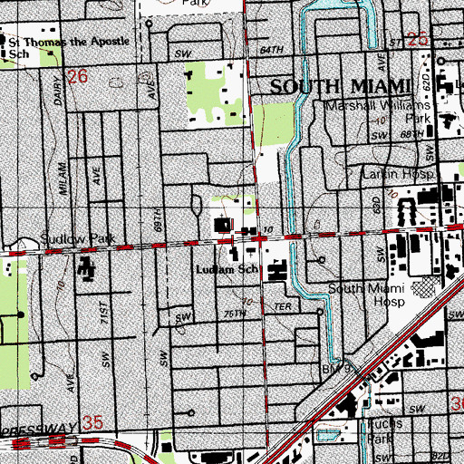 Topographic Map of Happi Tymes Kindergarten, FL