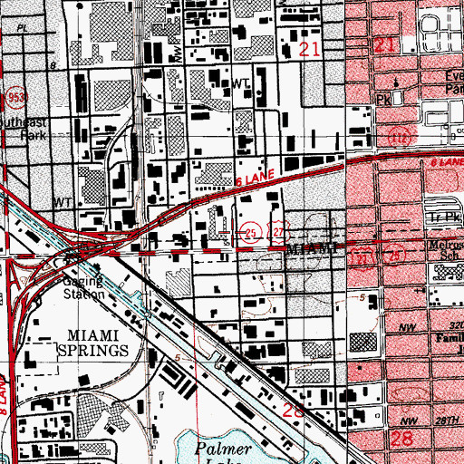 Topographic Map of Fronton Trailer Park, FL