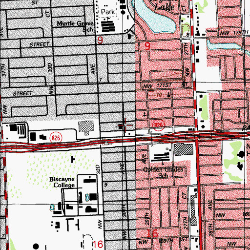 Topographic Map of Emmanuel Kindergarten and Day Care Center, FL