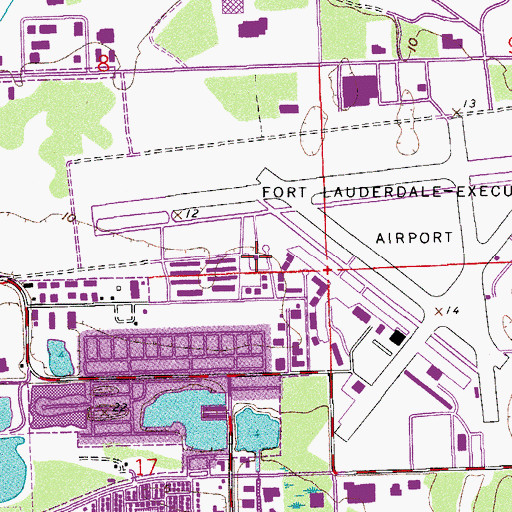 Topographic Map of Fire Station Number 53, FL